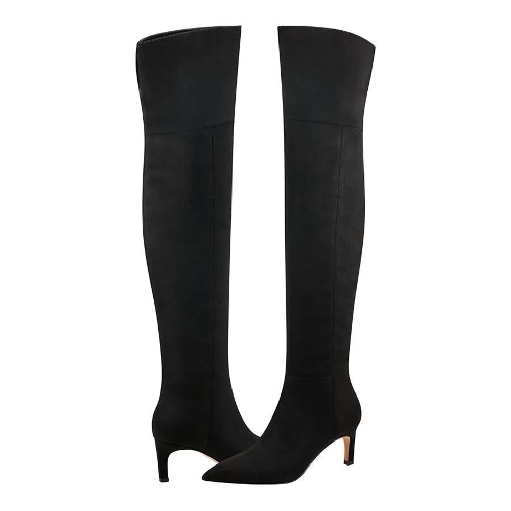 Marc Fisher LTD Womens Qulie Black Tall Knee-High Boots 6M NWOB